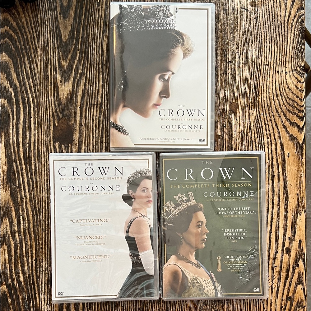 The Crown DVD Collection Seasons 1-3